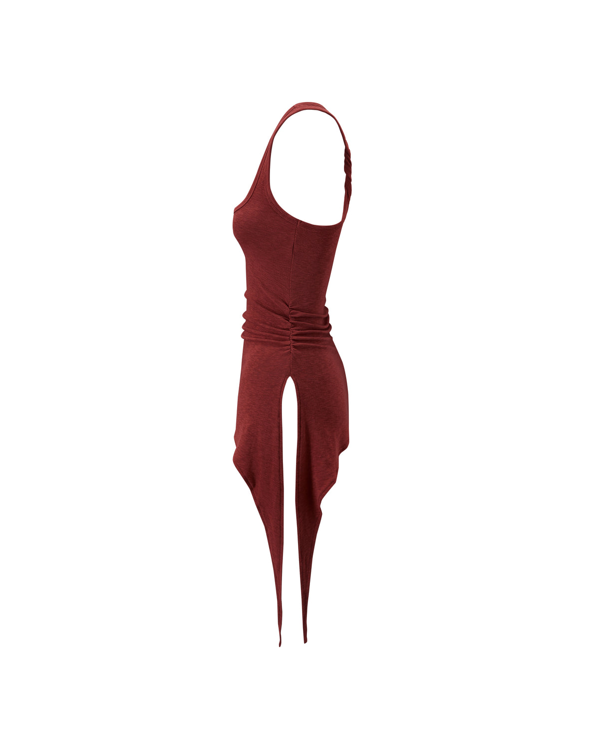Asymmetric Tank - Deep Red