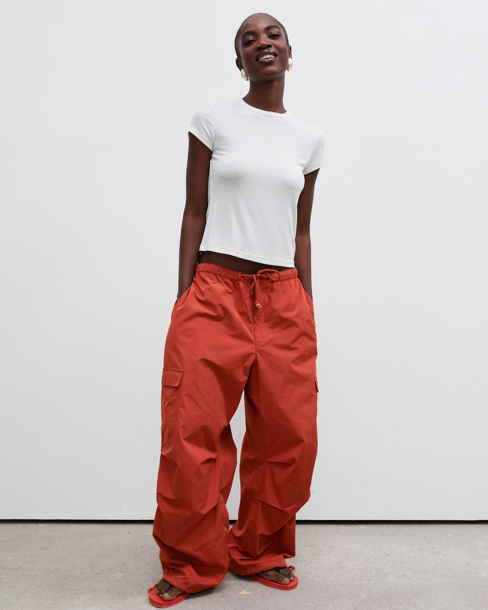 Parachute Pant - Deep Red