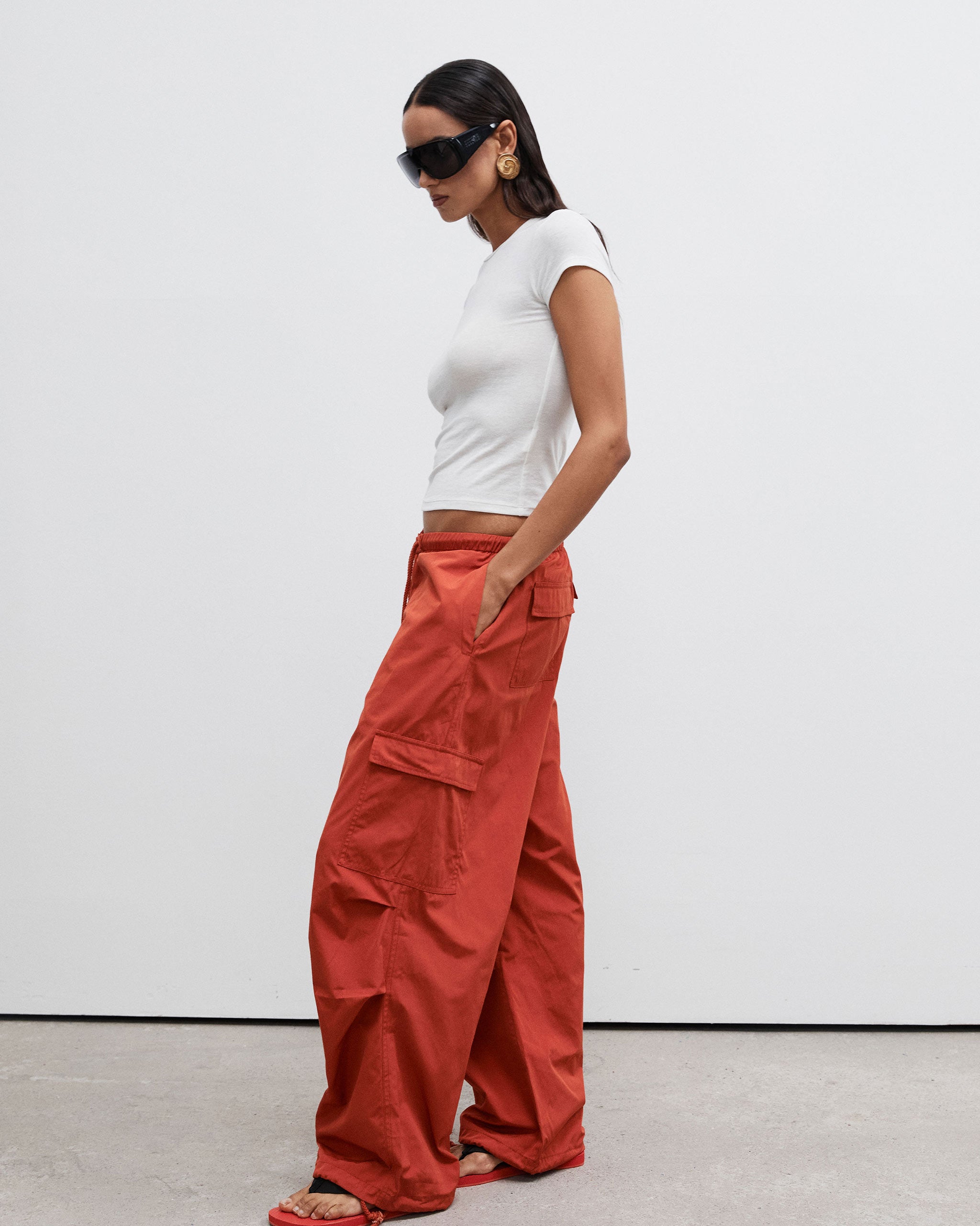 Parachute Pant - Deep Red