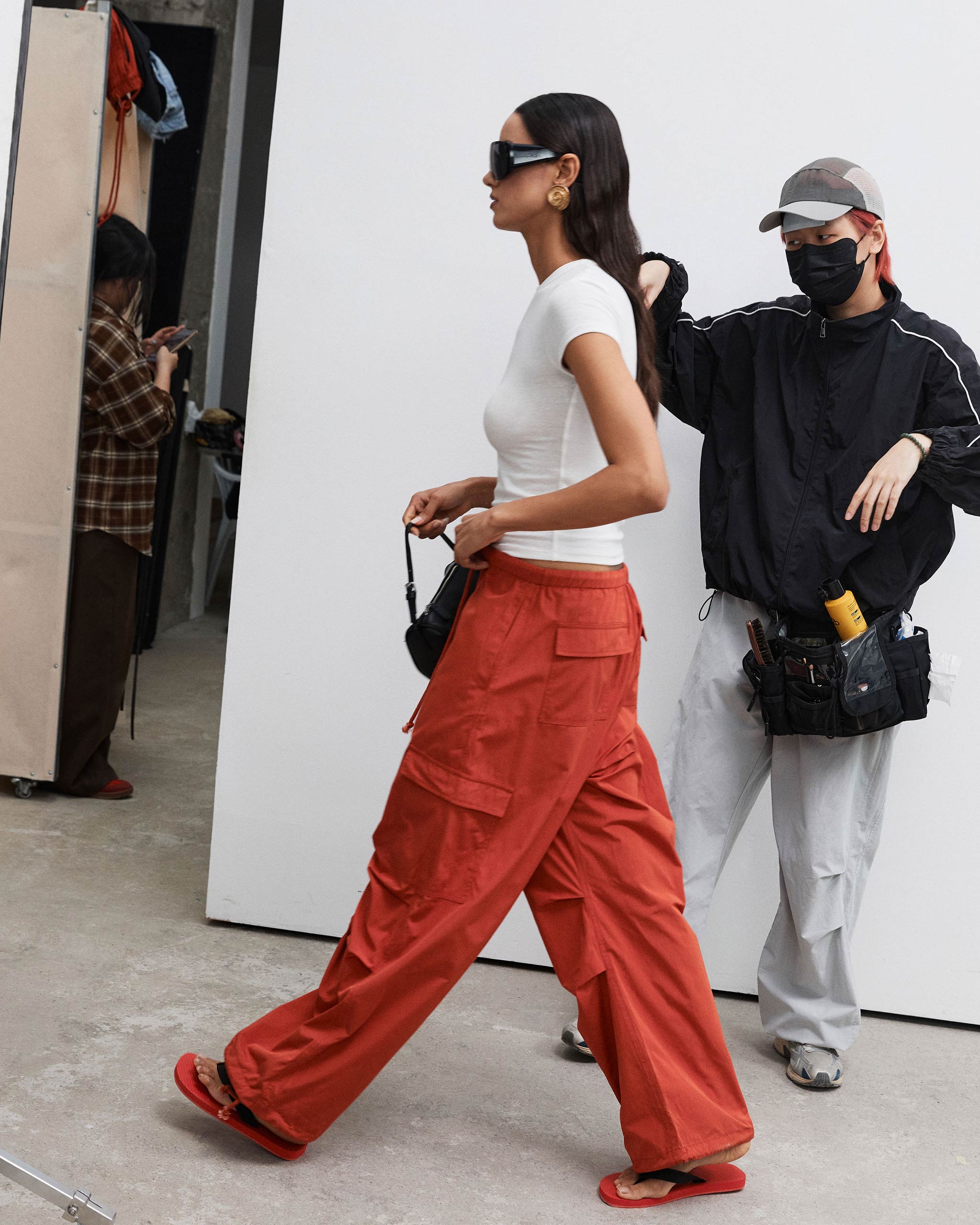 Parachute Pant - Deep Red