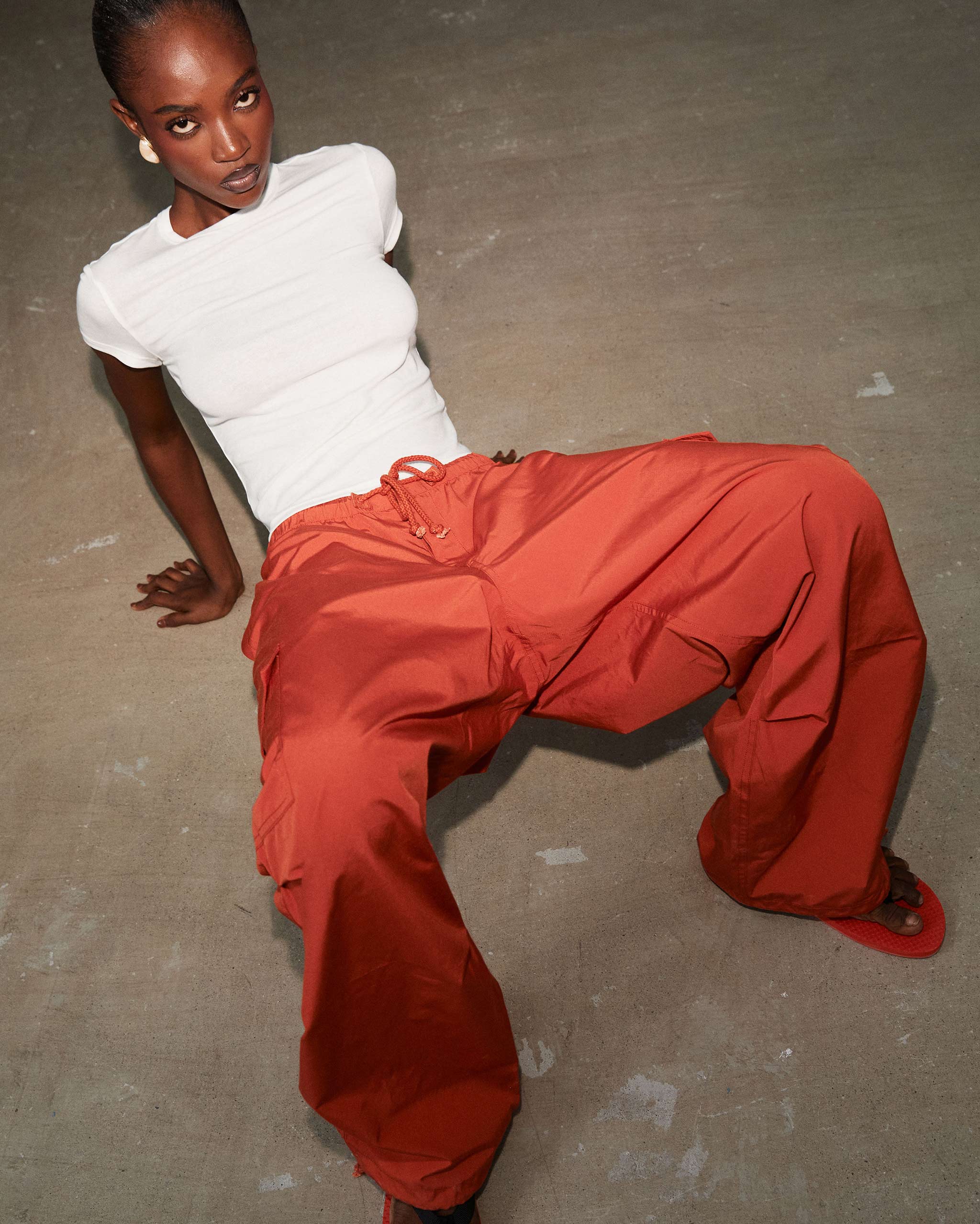 Parachute Pant - Deep Red